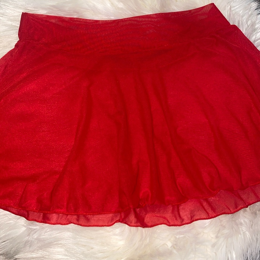 Beach coverup skirt see through
